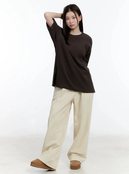 Cozy Wide-Leg Corduroy Pants ID526