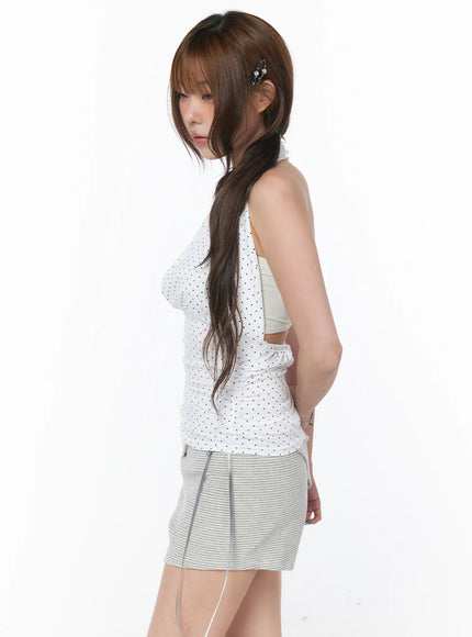 polka-dot-halter-neck-top-cy529