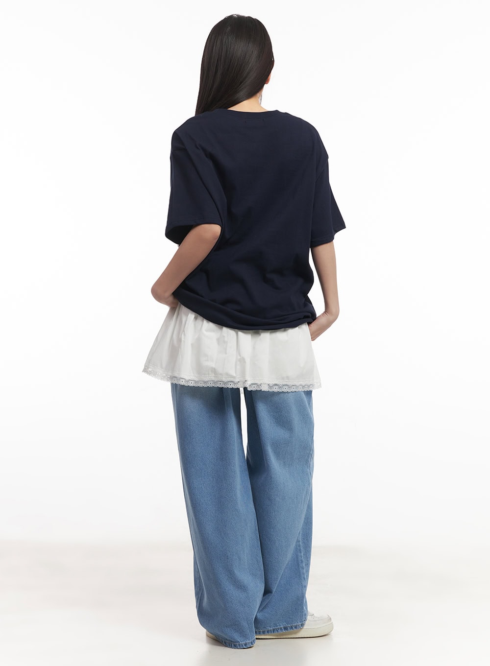 shirred-lace-mini-skirt-cm531