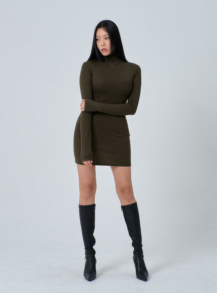 Turtleneck Mini Dress IN24