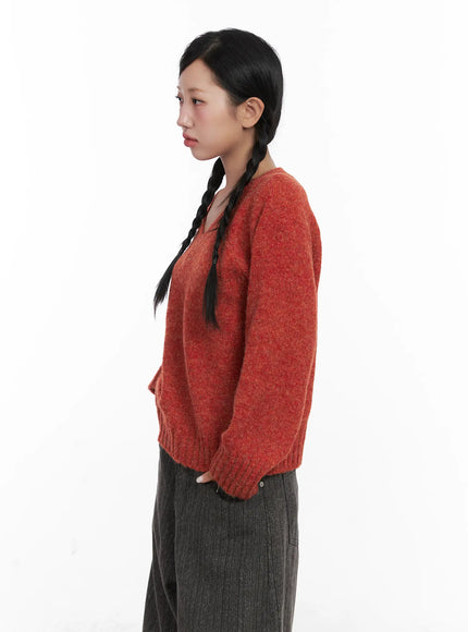 v-neck-long-sleeve-sweater-cn528