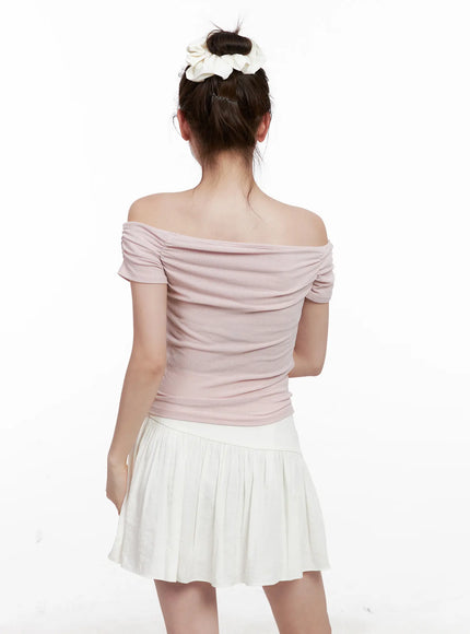 off-shoulder-ruched-top-cl524