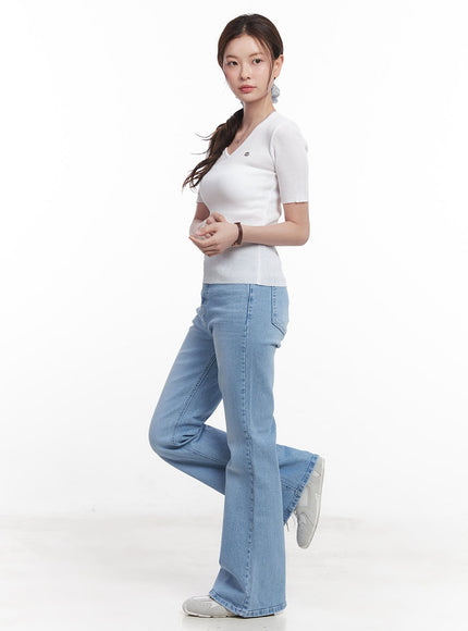 sheer-v-neck-linen-short-sleeve-sweater-cy519