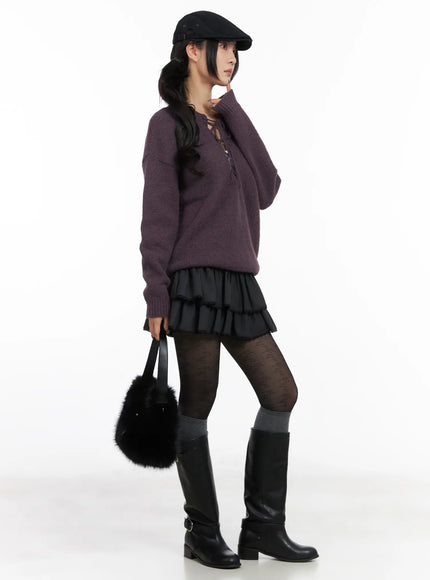 two-way-eyelet-lace-up-knit-sweater-cd505