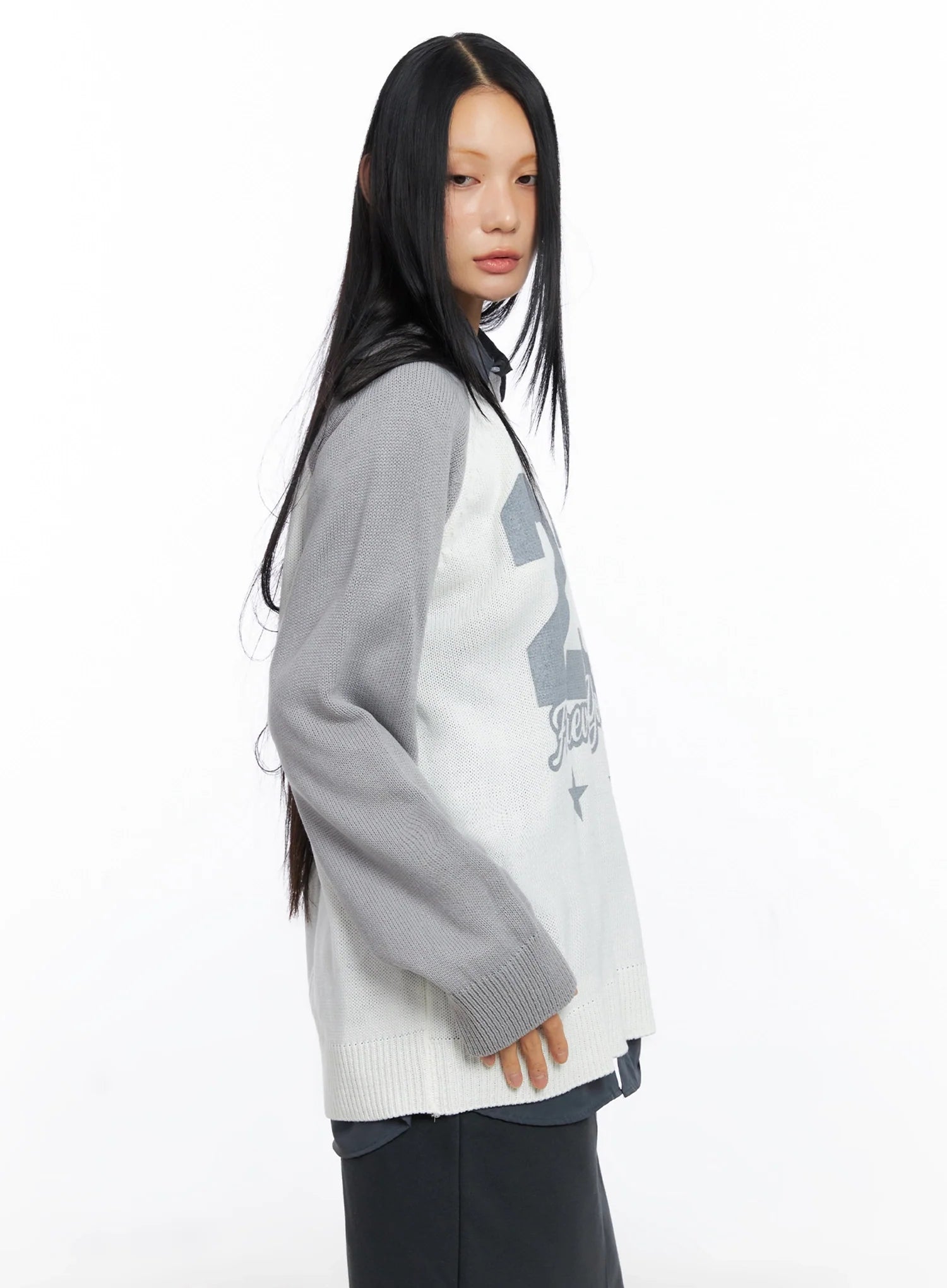 Forever Young Raglan Knit Top IO517