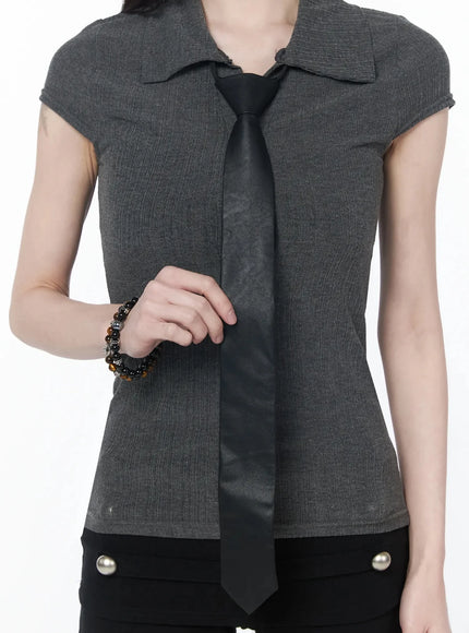 faux-leather-chic-neck-tie-iy515