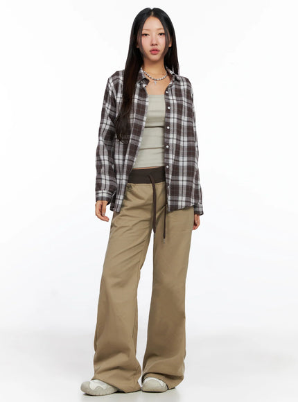 oversized-plaid-long-sleeve-flannel-shirt-co515