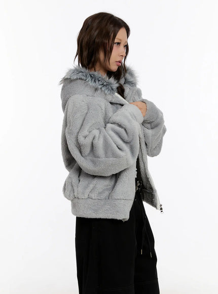 faux-fur-fleece-zip-up-hoodie-cn527