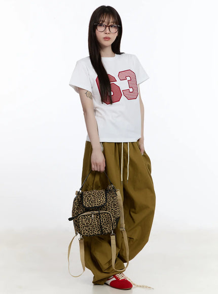 Gingham 63 Graphic Tee CA501