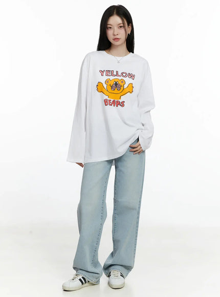 overfit-yellow-bears-graphic-long-sleeve-shirt-f502