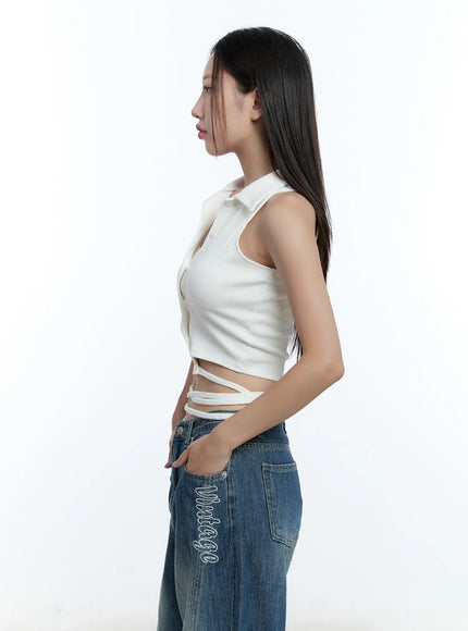 asymmetric-buttoned-collared-tank-top-cu527