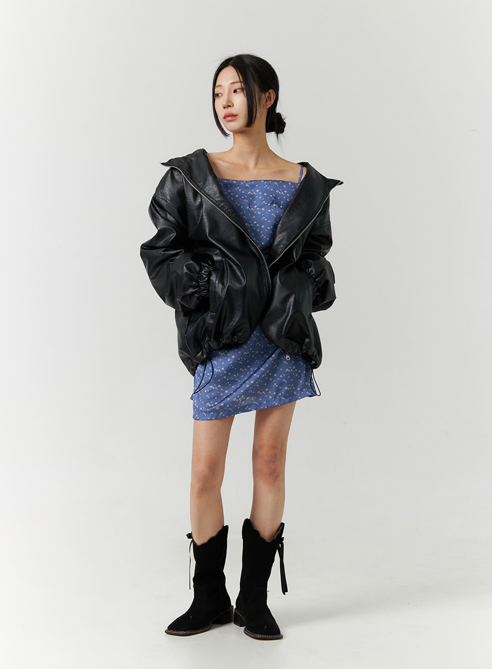 oversized-faux-leather-hooded-jacket-cn329
