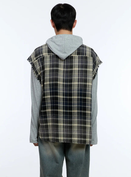 mens-distressed-plaid-shirt-vest-il517
