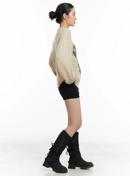 Wool Button Shorts CD509