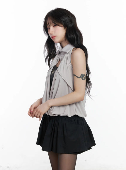 chic-drape-collar-sleeveless-top-cj526