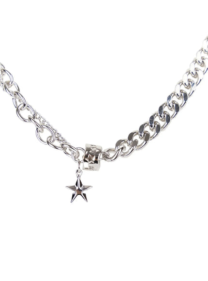 Metallic Star Chain Necklace CD522