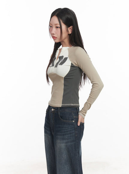 stitched-half-zip-long-sleeve-crop-top-ca521
