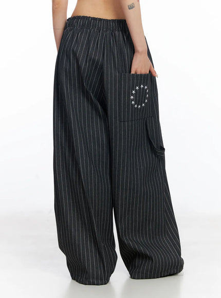 striped-embroidered-balloon-pants-cj523