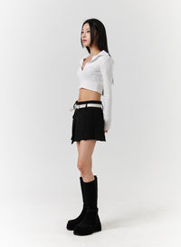 v-neck-collar-long-sleeve-crop-tee-cd322