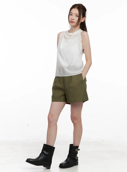 draped-button-sleeveless-blouse-cl523