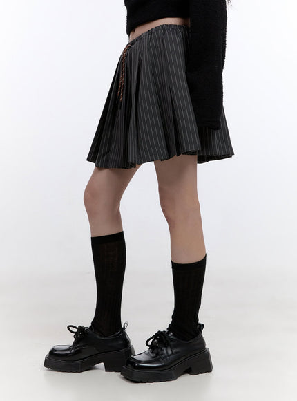 pleated-stripe-string-mini-skirt-co418