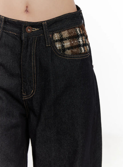 samara-plaid-accent-wide-leg-jeans-cd501