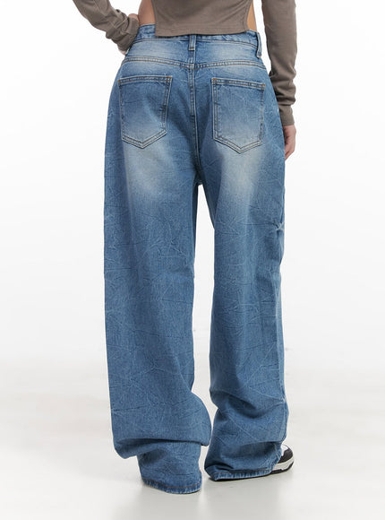 Kayla Washed Baggy Jeans CJ524