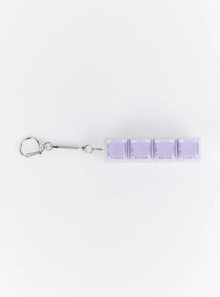 pastel-block-4-keycap-keychain-ia524 / Purple