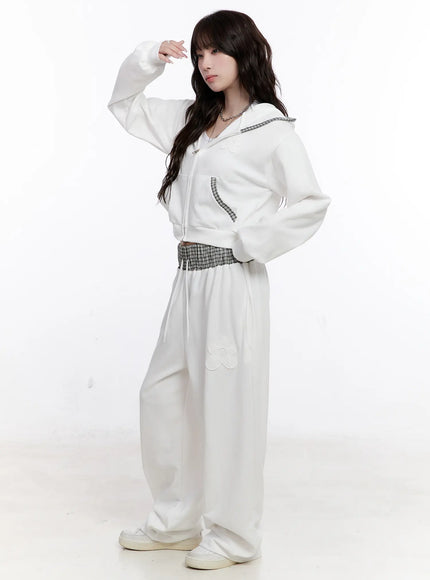 plaid-waist-wide-leg-sweatpants-cs530