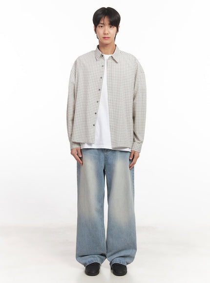 mens-loose-fit-checkered-collared-shirt-ia510