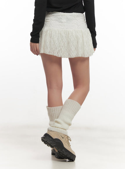 frill-trim-lace-skirt-cf524