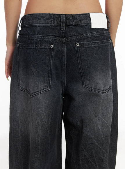 Zoraya Washed Low-Rise Baggy Jeans CM520