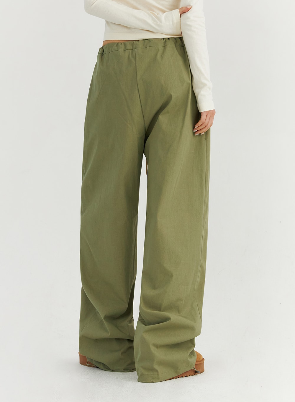 Plus Size Men's Solid Pants Loose Fit Cotton Elastic Waist - Temu Germany