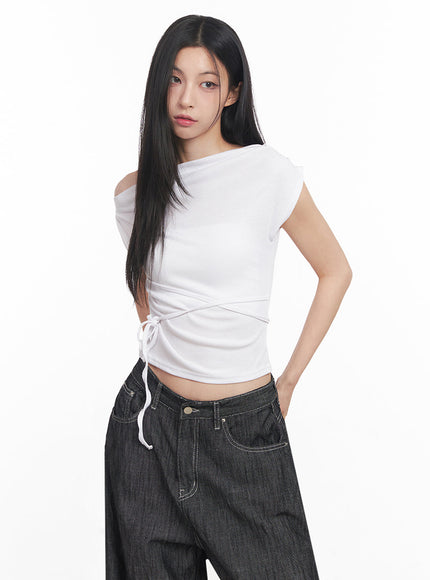 asymmetric-short-sleeve-wrap-shirt-iy516