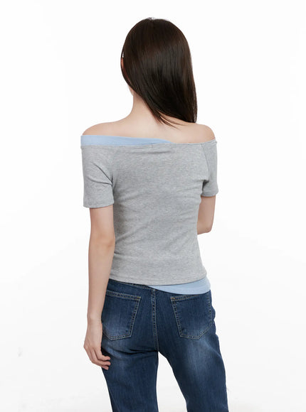 contrast-off-shoulder-short-sleeve-tee-cl524