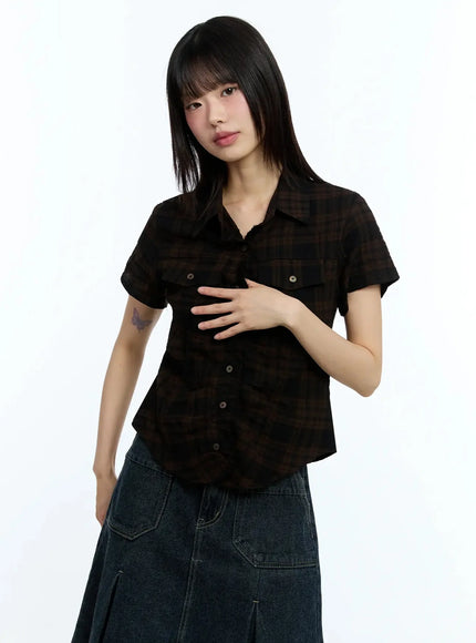slim-fit-plaid-short-sleeve-shirt-iu523