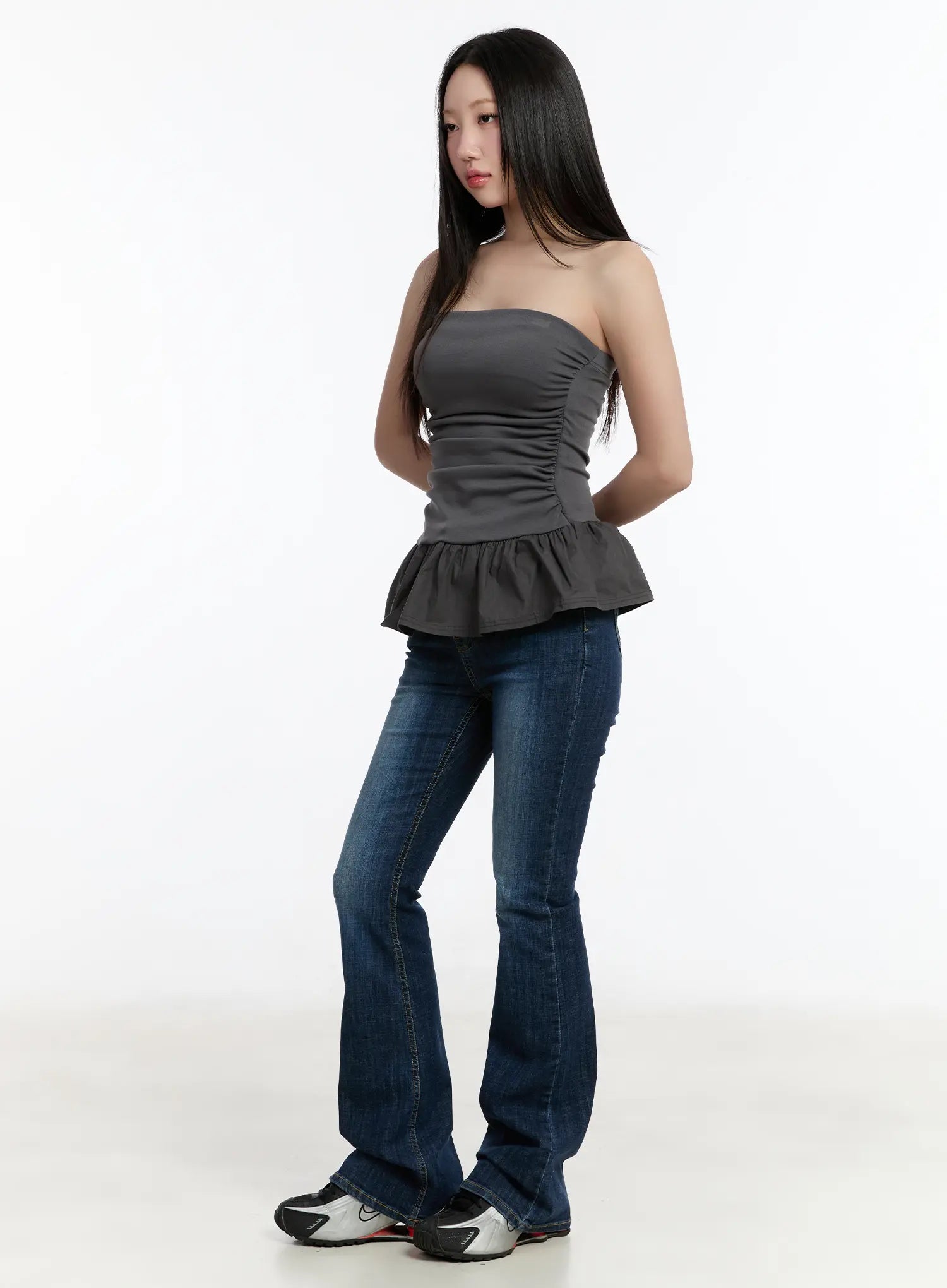Love High Waist Bootcut Jeans CM511