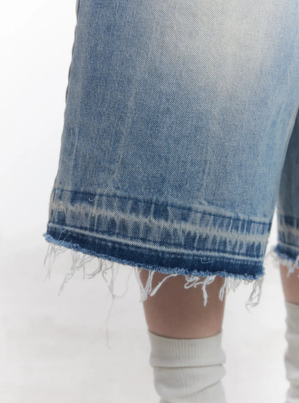 Light Wash Vintage Jorts CU519