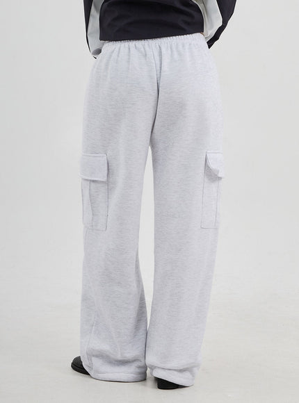 Cargo Wide Leg Track Pants Unisex CJ313