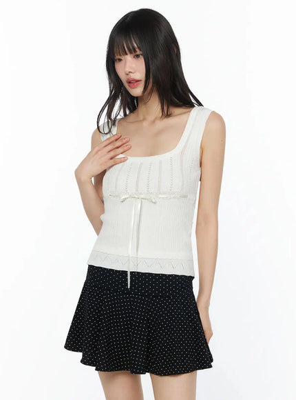 ribbon-knit-sleeveless-top-iy525