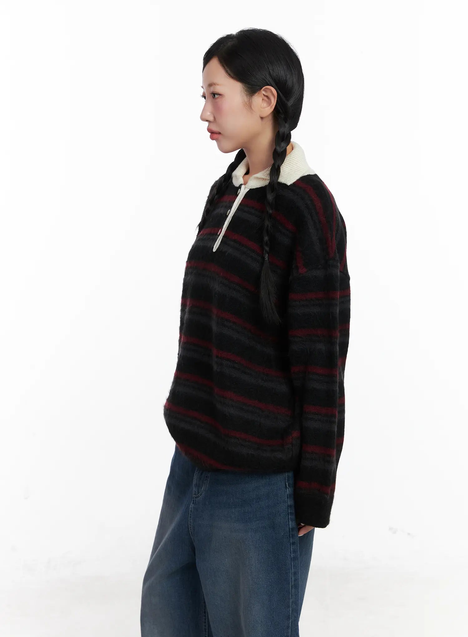 striped-knit-collar-sweater-cd501