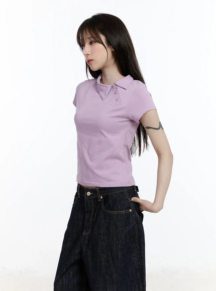 asymmetrical-collar-short-sleeve-top-ca501