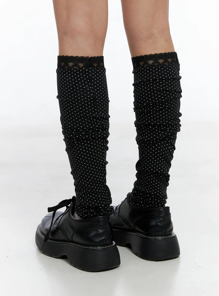 polka-dot-lace-leg-warmers-cs505