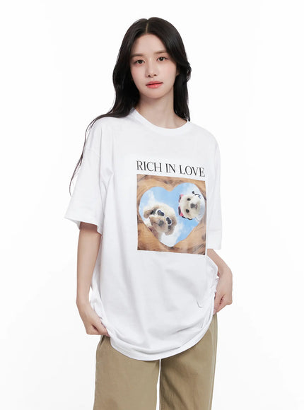 Oversized Graphic T-Shirt CL515