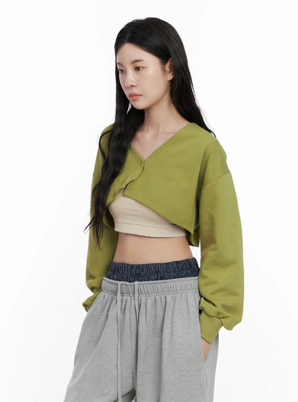 v-neck-button-cropped-bolero-cn513