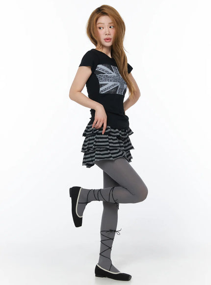 layered-ruffle-striped-skirt-cy506
