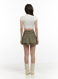 flare-ribbon-mini-skirt-cl410