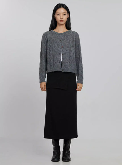 Wrap Maxi Skirt ID516