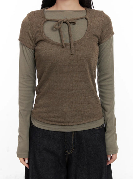 layered-knit-tie-top-set-cd501