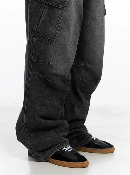 mens-double-darted-cargo-wide-leg-jeans-is509